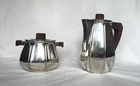 CHRISTOFLE RARE MODELS LIBERIA 1927 SILVER METAL ART DECO SUGAR BOWL COFFEE MAKER