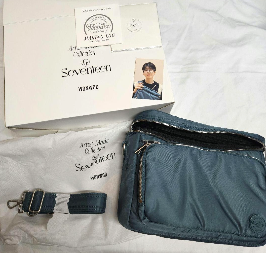SEVENTEEN WONWOO Artist Made Season 3. love Packed Cross Bag W