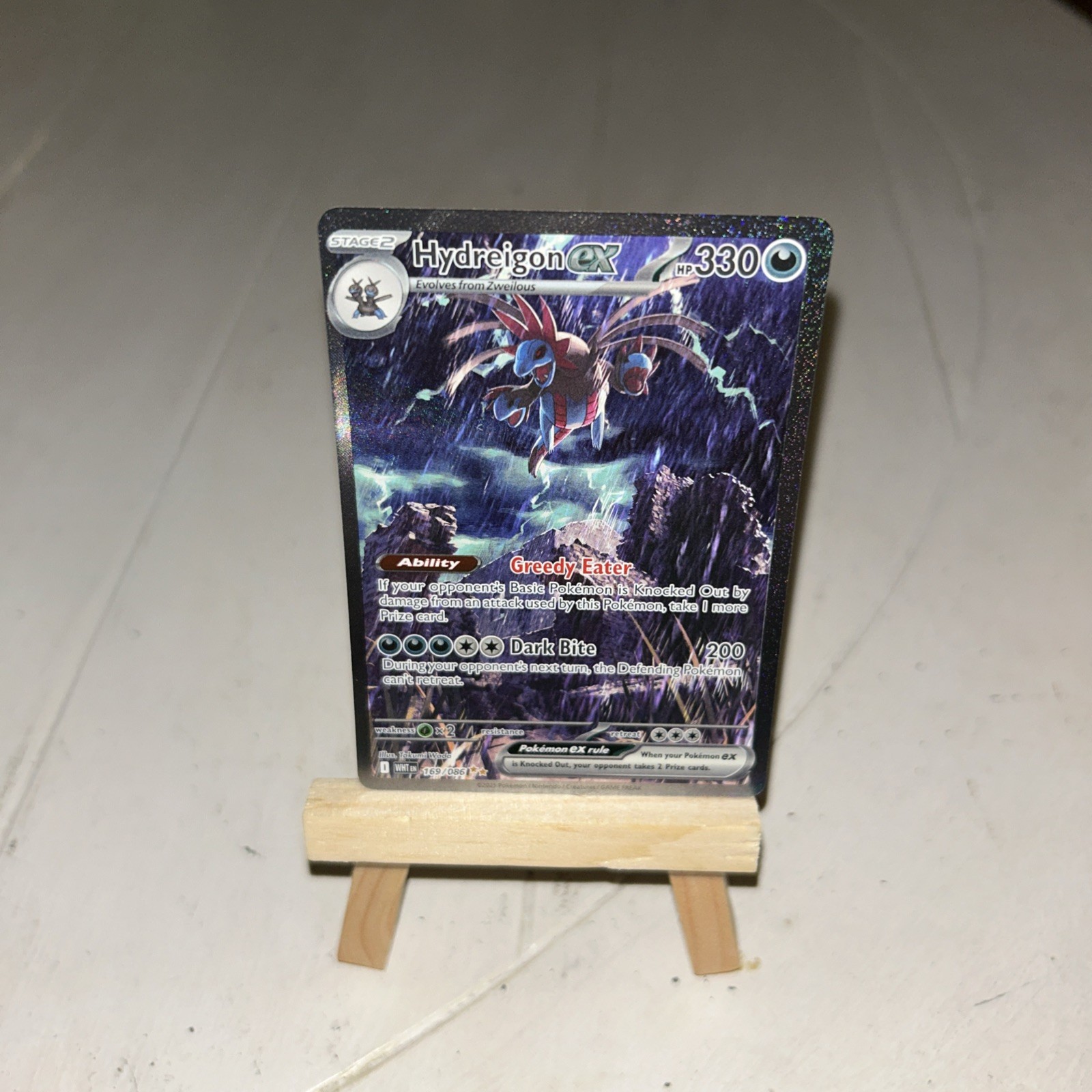 Pokemon TCG White Flare Hydreigon EX Card Sir 169/086 English
