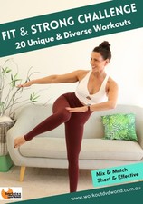 Fit and Strong Challenge 20 Workouts on DVD | Cardio, Pilates Sculpt & Strength