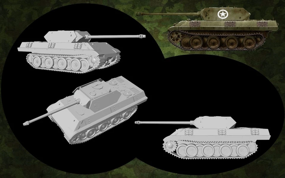 Kit maqueta para montar y pintar - Vehículo militar . PANTHER ERSATZ M-10 . 1/72 - Immagine 2 di 4