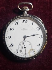 Schöne Alpina Herren Taschenuhr läuft problemlos