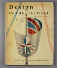 Design in the Festival (of Britain) Katalog 1951 Möbel Mode Glas etc