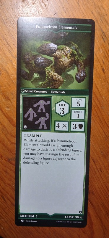 MTG: Arena of the Planeswalker  Replacement - Pummelroot Elementals Card