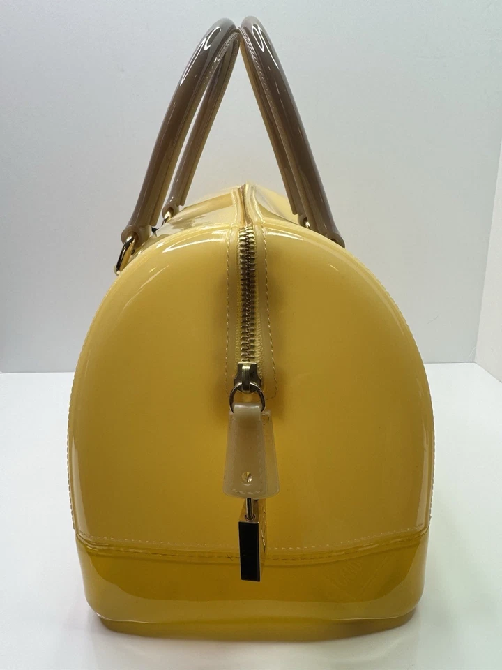 Furla Yellow Candy Bag Satchel Jelly Bag - Image 2 of 4