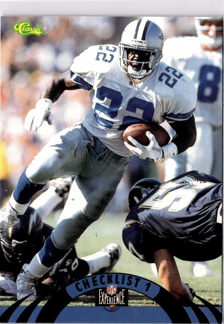 1996 Classic NFL Experience #124 Emmitt Smith (CD)