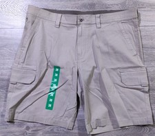 Copper Oak Shorts Adult Size 38 Tan Venture Ripstop 10 Inseam Cargo Mens