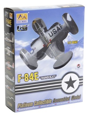 Easy Model 1/72 F-84E Thunderjet 523Rd Jagdbombergeschwader Komplettmodell