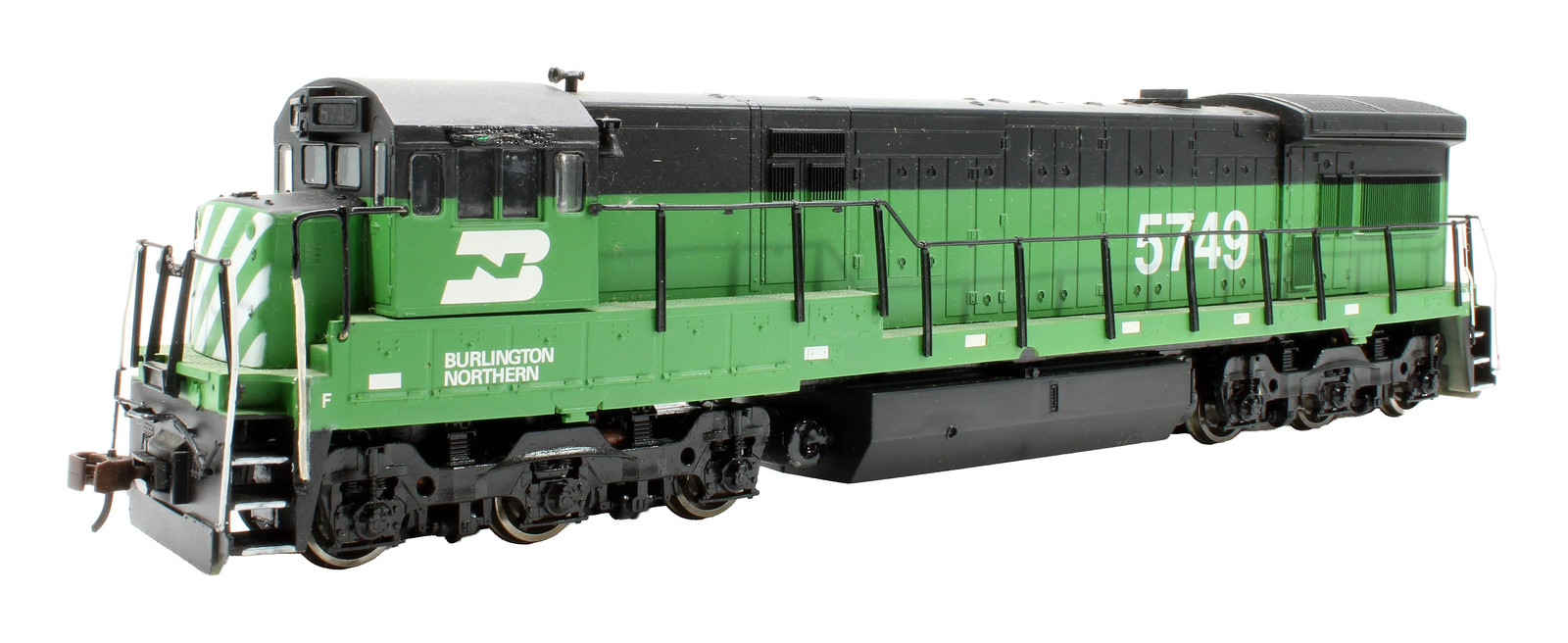 ATLAS HO GAUGE 8505 BURLINGTON NORTHERN CLASS U33C '5749' DIESEL LOCO *LIGHTS*