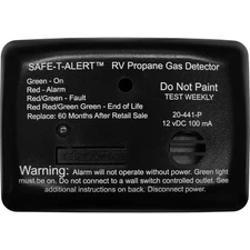 Safe T Alert - Mini LP Gas Alarm - Surface Mount Black - 20-441-P-BL