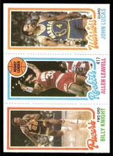 1980-81 Topps Billy Knight / Allen Leavell / John Lucas TL #96 / 104 / 120