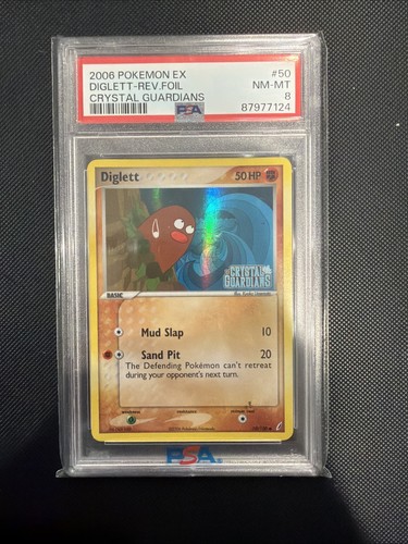 Diglett graded PSA 8 for sale on eBay