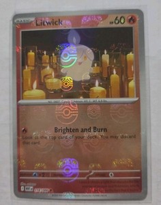 Litwick (Master Ball Pattern) 016/086 Sv: White Flare Holo