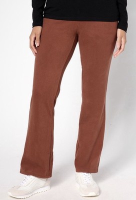 Cuddl Duds Flannel Fleece Boot Cut Pant Plus Size 2X Dark Oak A656116