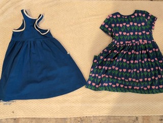 Hannah Andersson 110 Play Size 5 Dress Bundle Blue And Pink Tulips