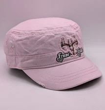 Buck Wear Femme Fatale Hunting Pink Camo Military Hat Strap Back Women's Ladies