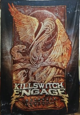 KILLSWITCH ENGAGE Incarnate - Special Edition FLAG CLOTH POSTER BANNER Metalcore