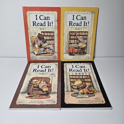 I Can Read It Books 1 2 3 and Word List Lot of 4 Set By John Holzmann Dave Lilly
