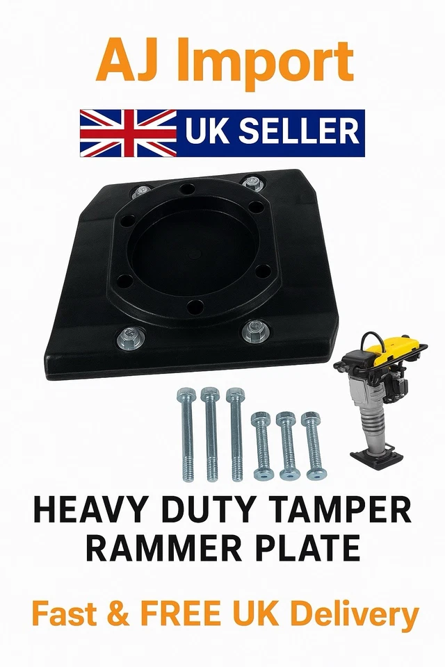 11″ ramming shoe Foot complete for Wacker BS50-2 Rammer 5100042452 with Fixings. - Image 3 of 4