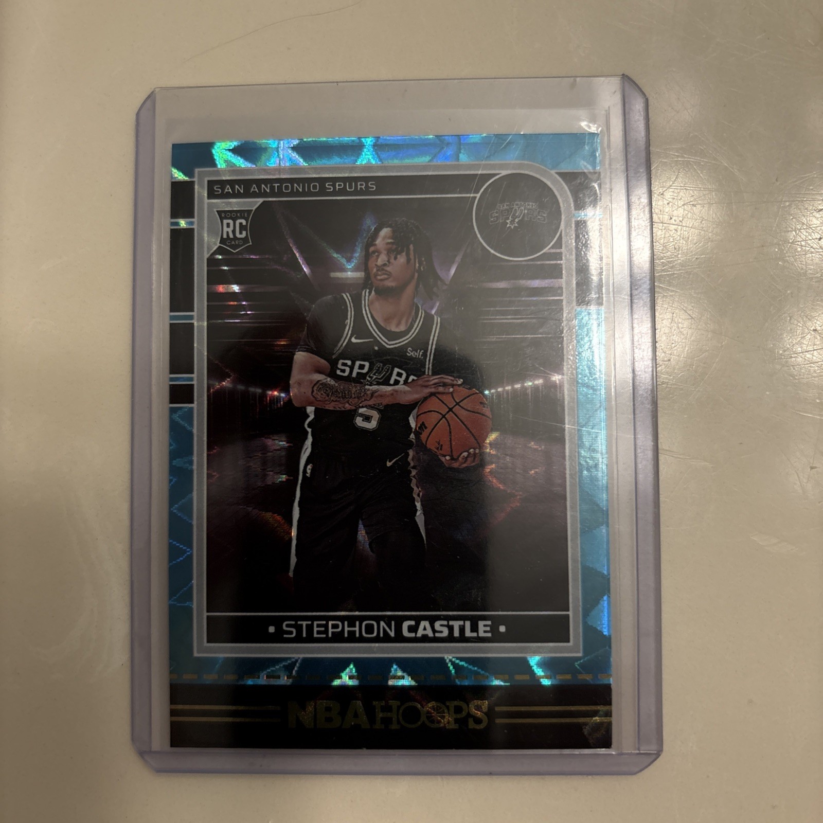 2024-25 Panini Nba Hoops - Rookies Stephon Castle #234 Teal Explosion (RC)