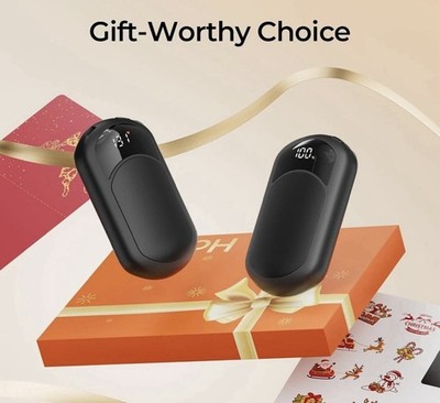 Hotdot Hand Warmers Rechargeable Electric Fast Heating Portable Gift Christmas