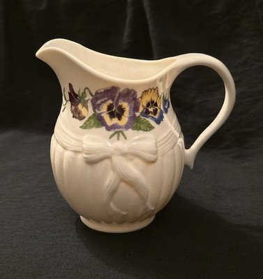 Belleek Ireland Enchanted Garden Porcelain Creamer Discontinued 1997-2000