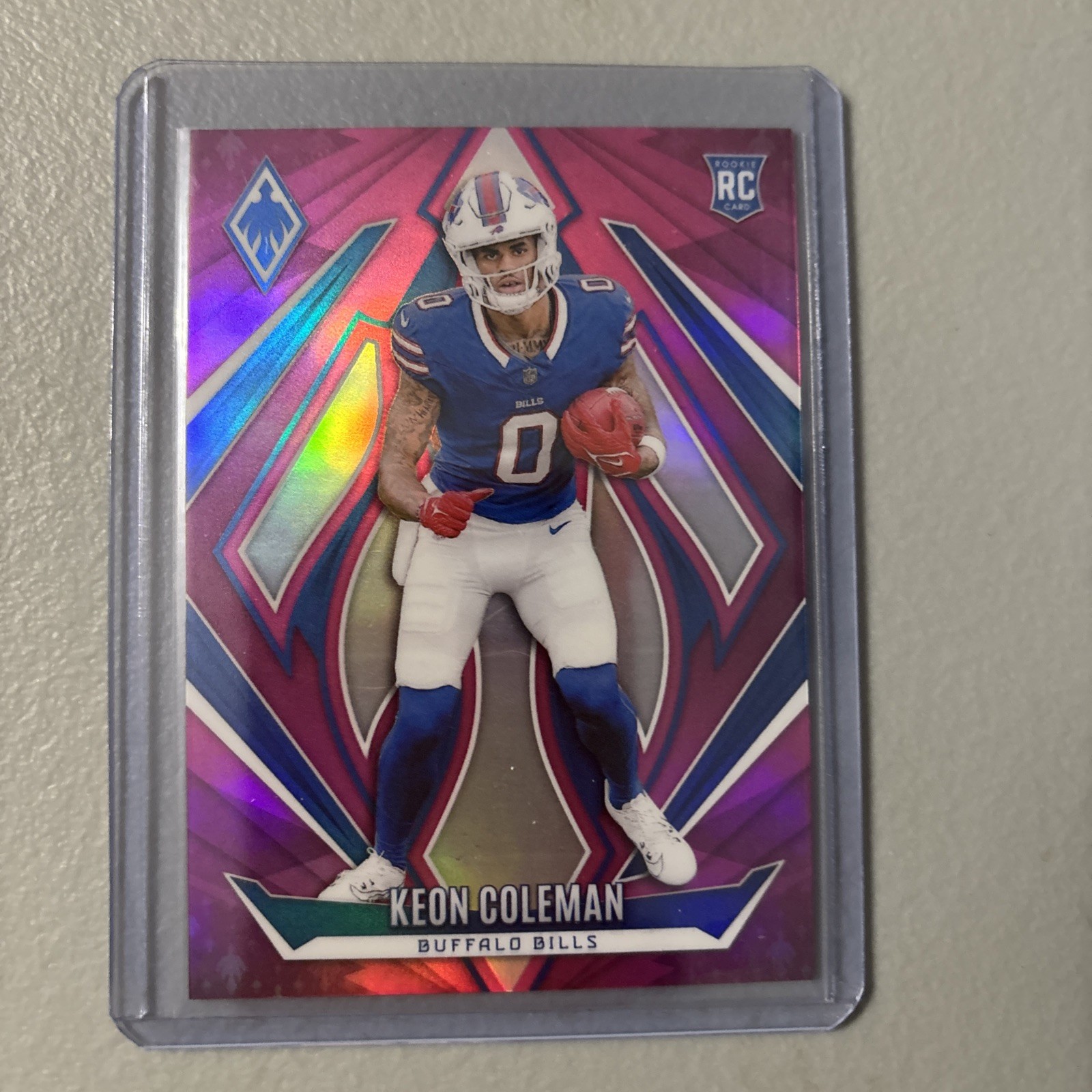 2024 PANINI PHOENIX RC #213 KEON COLEMAN PINK 35/40