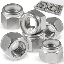 Stainless Steel Nylon Insert Locknuts,Standard Inch Thread Nylock Nuts