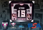 Bret The Hitman Hart Signed Auto Custom Framed Hockey Jersey PSA DNA/COA