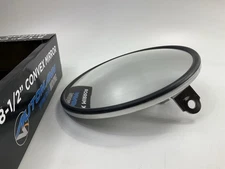 Automann 563.9005 8-1/2" Convex Stainless Steel Mirror, Off Set Stud