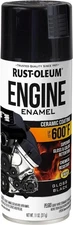 Rust Oleum Engine Enamel Spray Paint Gloss Black 11Oz High Temp Rust Resistant