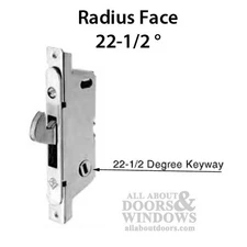 Adams Rite Mortise Lock 22.5 Degree Slot Round Face