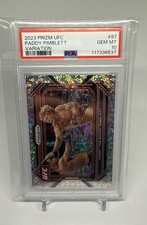 2023 Panini Prizm UFC Paddy Pimblett Undercard Disco Name Variation PSA 10