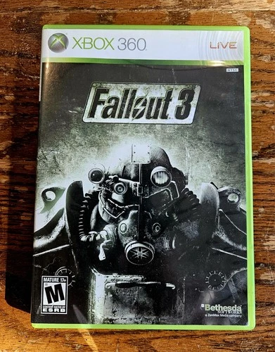 Fallout 3 (Microsoft Xbox 360, 2008) Complete with Manual