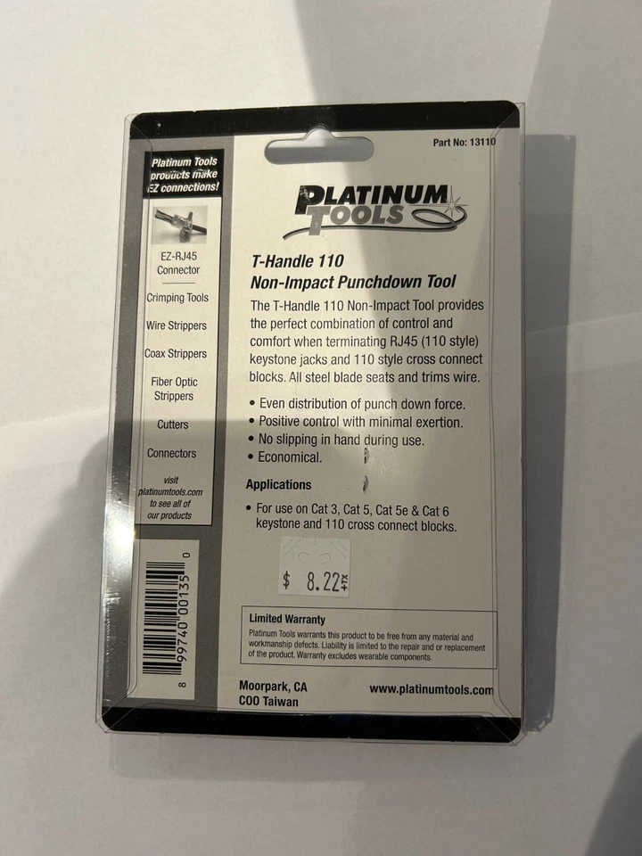 T-Handle 110 Non Impact PDT Platinum tools 13110 - Image 2 of 2