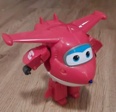 Super Wings Jett Spielfigur rot