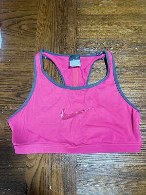 Nike Swoosh Dri-Fit Sport-BH - Fuchsia