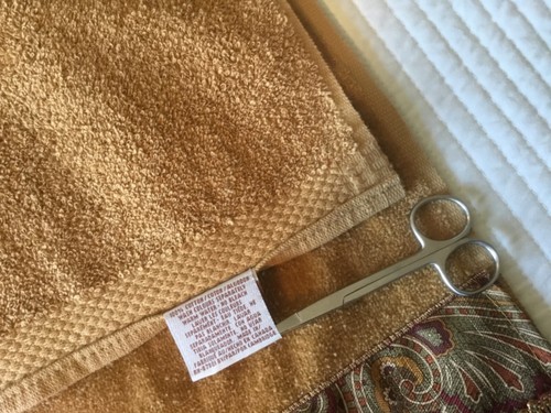Avanti “BOHEMIAN PAISLEY” Nutmeg Bath Towels 27x 51” SET/2 NEW with TAGS - Picture 5 of 11