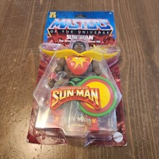 Masters of the Universe Origins Sun-Man Action Figure Mattel W  Mini Comic MOTU