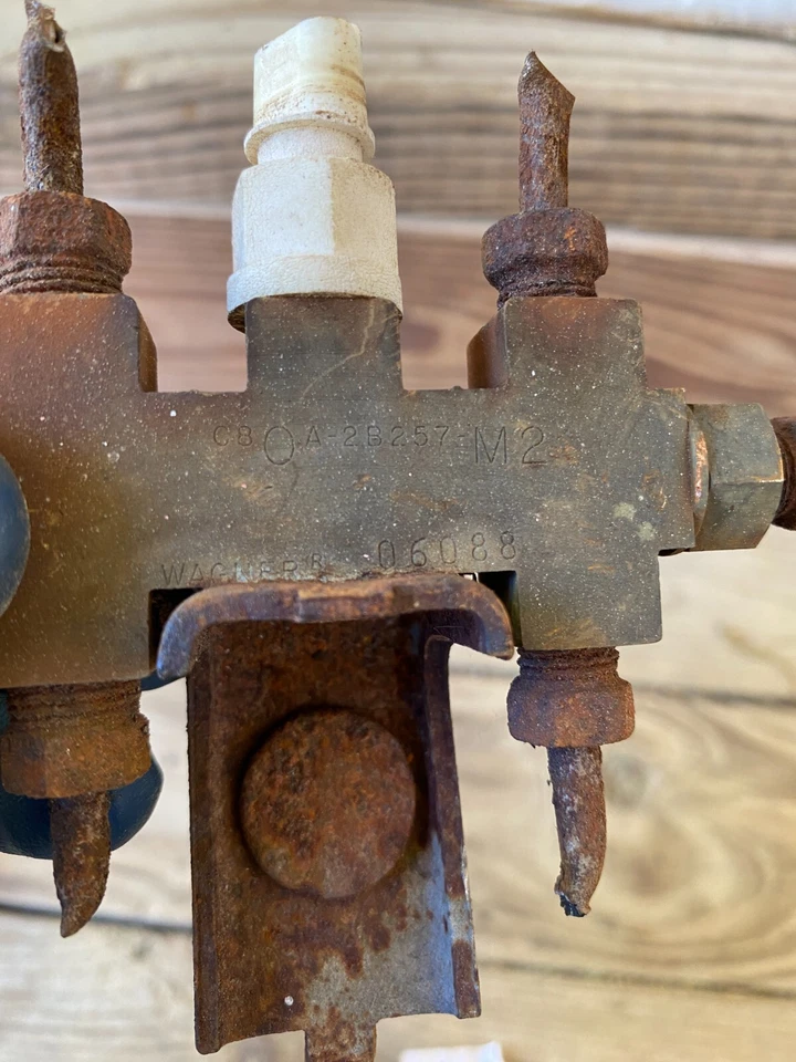 1968 1969 Ford Torino Передний Барабанный Тормоз Распределительный Блок Wagner СЕРДЕЧНИК НЕПРОВЕРЕННЫЙ - Изображение 3 из 4