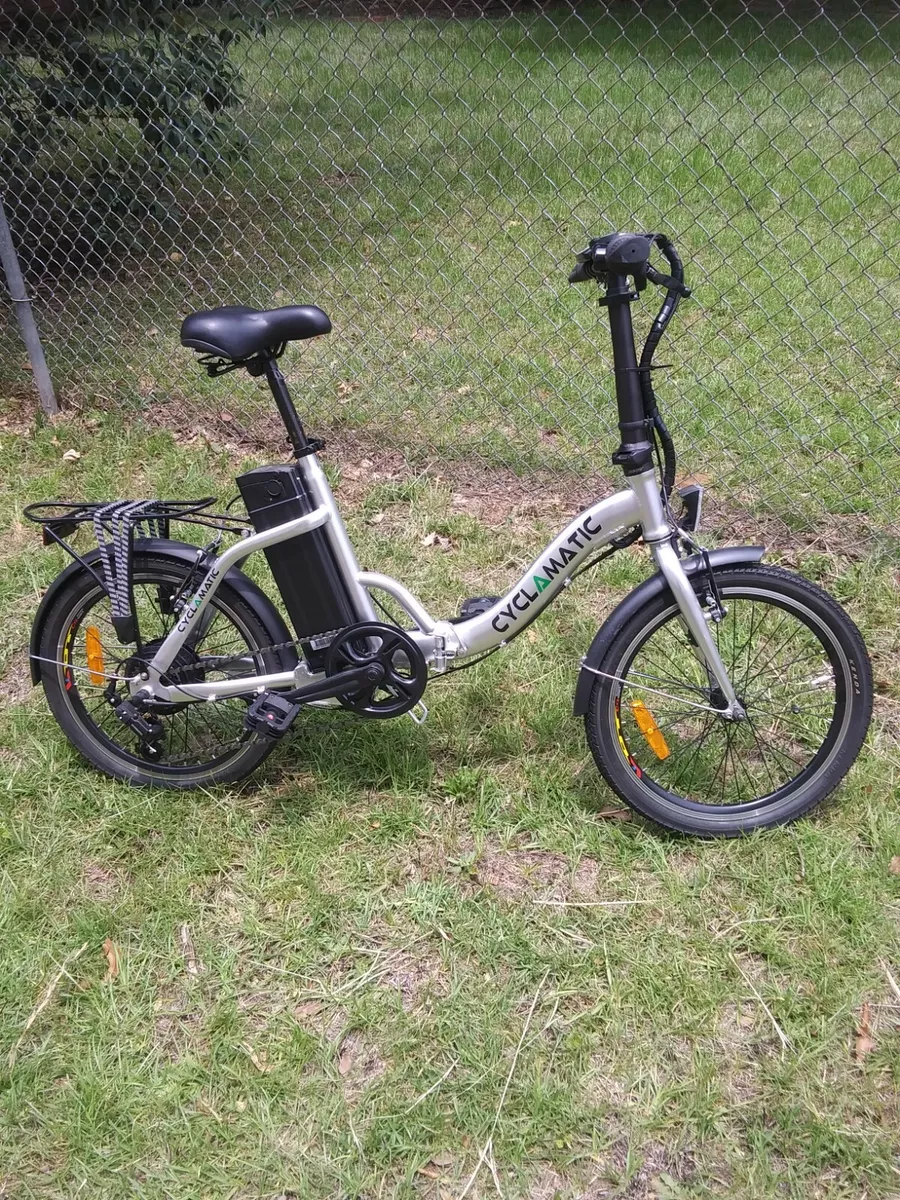 Cyclamatic foldaway electric bike sales