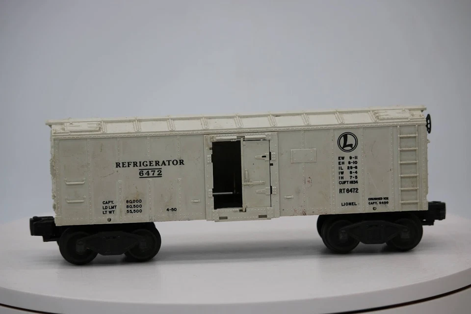 Lionel O Scale 6472 Crushed Ice Refrigerator Freight Train Box Car 1:48 Gauge - Image 4 of 4