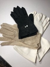 Vintage Lot Of 3 Women s Dress Gloves 1950 s