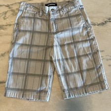 Quicksilver Youth Boy s Plaid Shorts 27