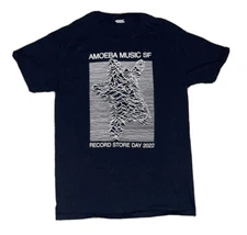RARE 2022 T-shirt AMOEBA Record Store Day San Francisco Joy Division Mens Small