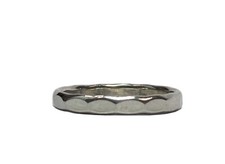 925 Sterling Silver Squiggle Plain Textured Eternity Ring Size 5.5