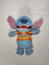 Disney Lilo and Stitch Plush Stuffed Animal Orange Hawaiian Shirt Aloha 6"