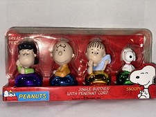 Peanuts, Jingle Buddies With Pendant Cord - Set of 4 Jingle Bell Necklaces, 2009