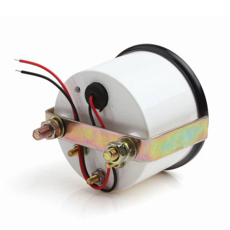 2" 52mm Car Fuel Level Gauge Meter w/ Fuel Sensor E-1/2-F Pointer 12V Universal - Image 3 of 4