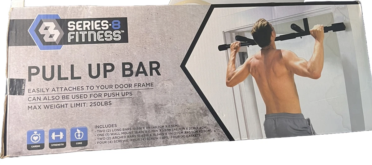 Series 8 Fitness Pull Up Bar Easily Attaches to Door Frame Max
